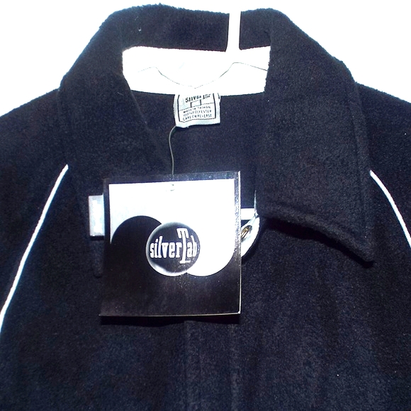 Vintage NWT Levi's SilverTab Black Button Fleece - Picture 2 of 8